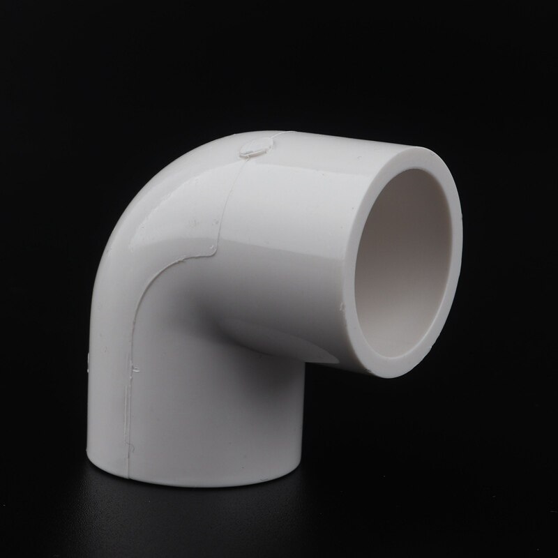 Conector acodado de PVC de 20mm, conector L de 90 grados, conexión de tubería de agua de PVC, juntas de tubería de riego de jardín, accesorios para acuario, 2 uds.
