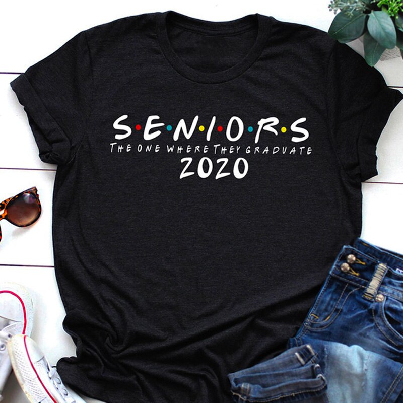 Seniors The One T-shirt Cotton Unisex T-shirt Tops Casual Short Sleeve HB88