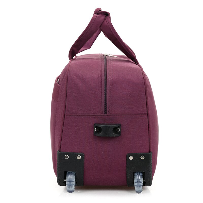 Travel Bag Men Roller bag Wheel Big Tie Folding Trolley Bag Luggage Tank Waterproof Roller Travel Bag