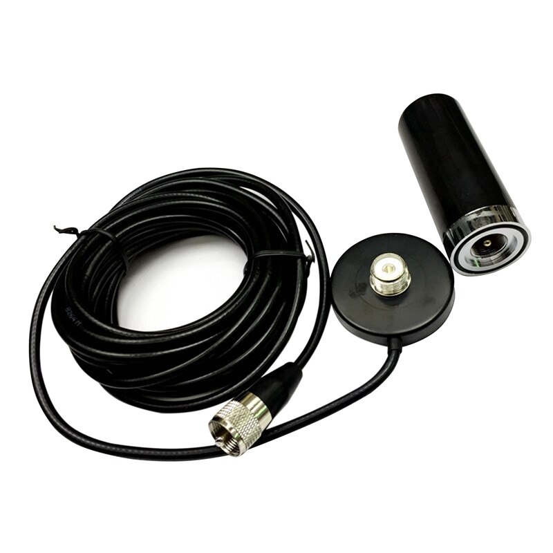 Antenna VHF A Frusta 136-155 MHz Con Attacco NMO Per Radio Mobile Barca/auto