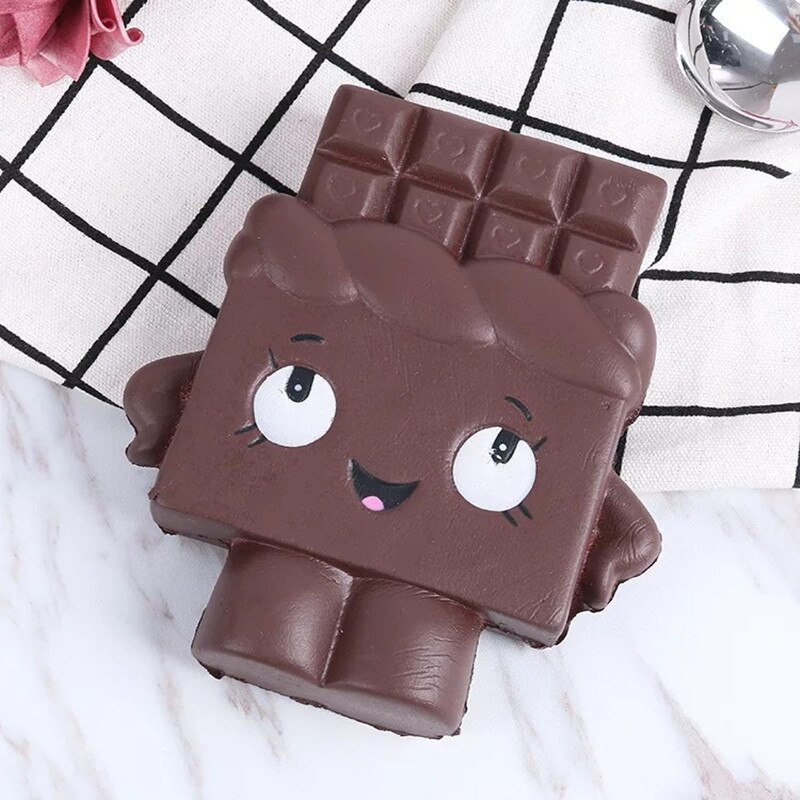 Squash anti-stress 1 PCS 7cm Squishy Cartoon Waffle Slow Rising Scented Squeeze Toy Collection Cure Kawaii kids Adult Toy