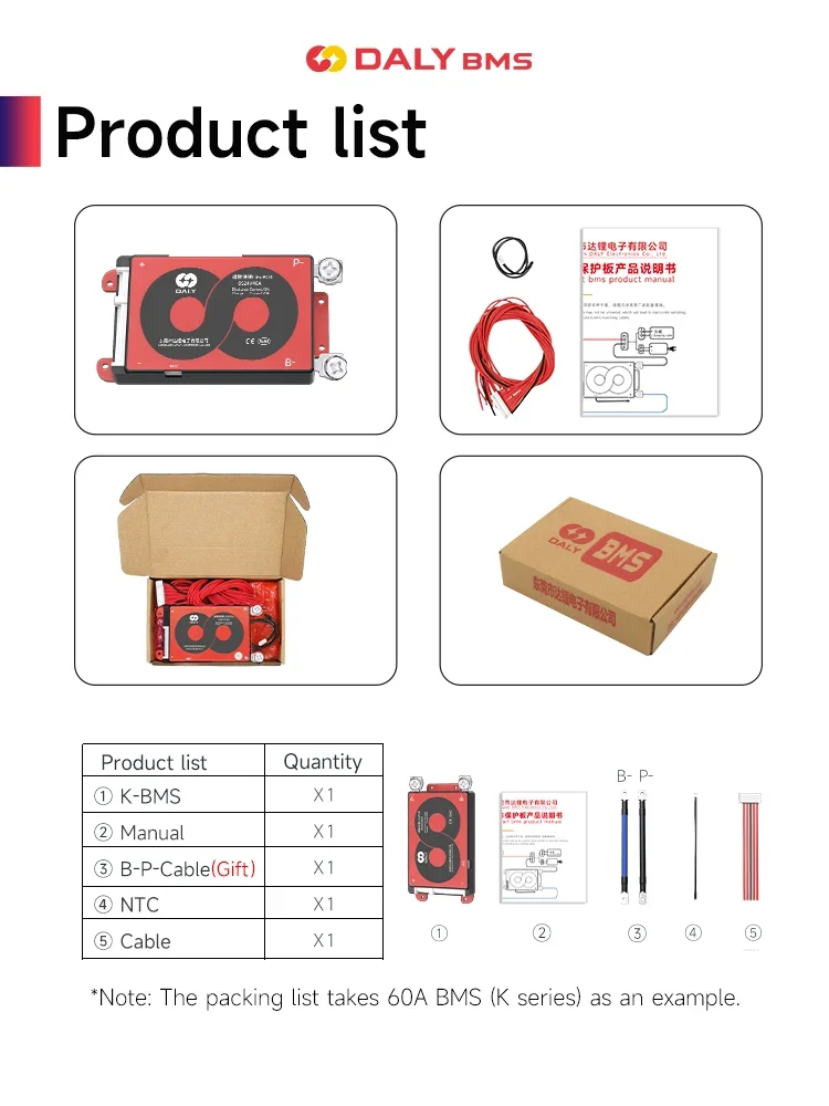 Daly bms 13s 48v 20a 13s pcm 30a 40a 50a 60a 80a 100a Li-Ionen-Batterie bms Ausgleich für 48V Lithium-Batterie Fahrrad Roller Platine