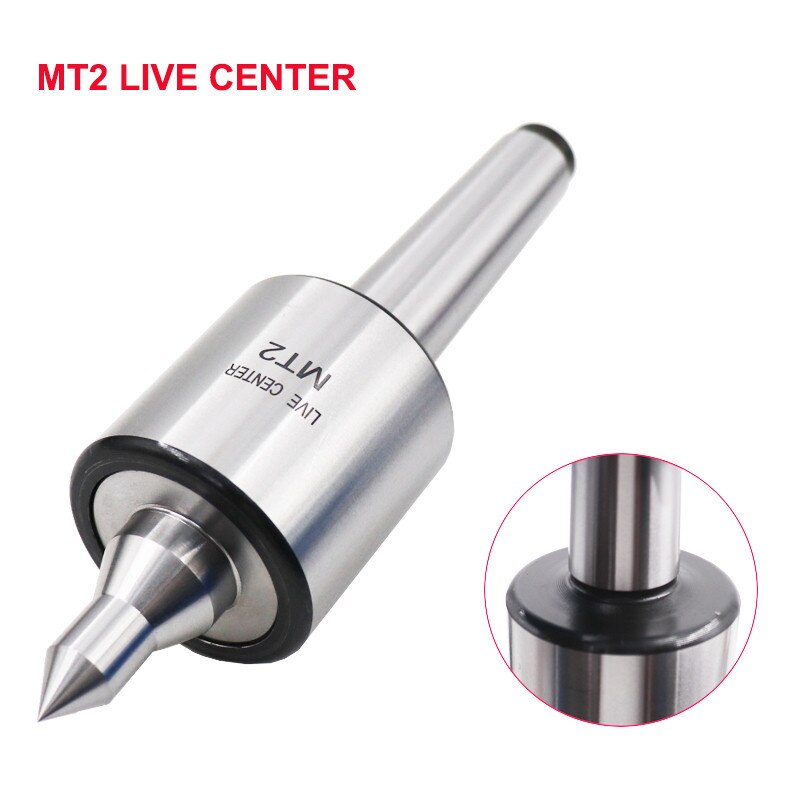 Lathe Milling Center MT2 Live Center Double Taper Tool Morse Taper Machine Accessories For CNC Lathe