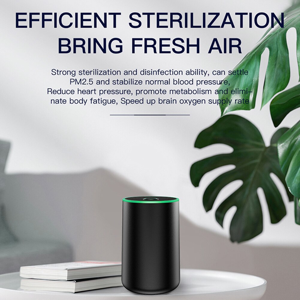 Q4 Portable Car Ozone Disinfection Machine Generator Air Purifier Deodorant Travel Car to go to Formaldehyde Air Disinfection