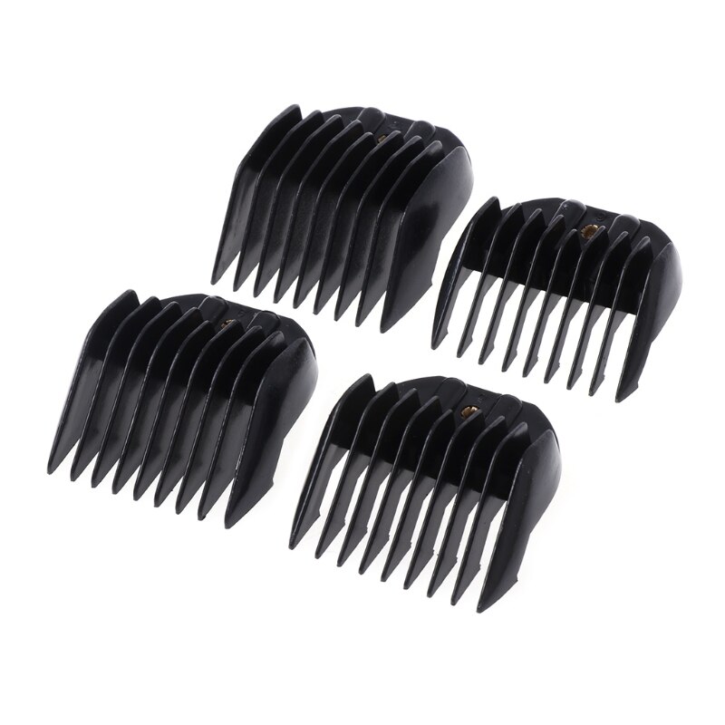 4 stk universal hårklipper grænse kamme guide beskyttelsesbeslag størrelse 3.6.9.12mm q0kf