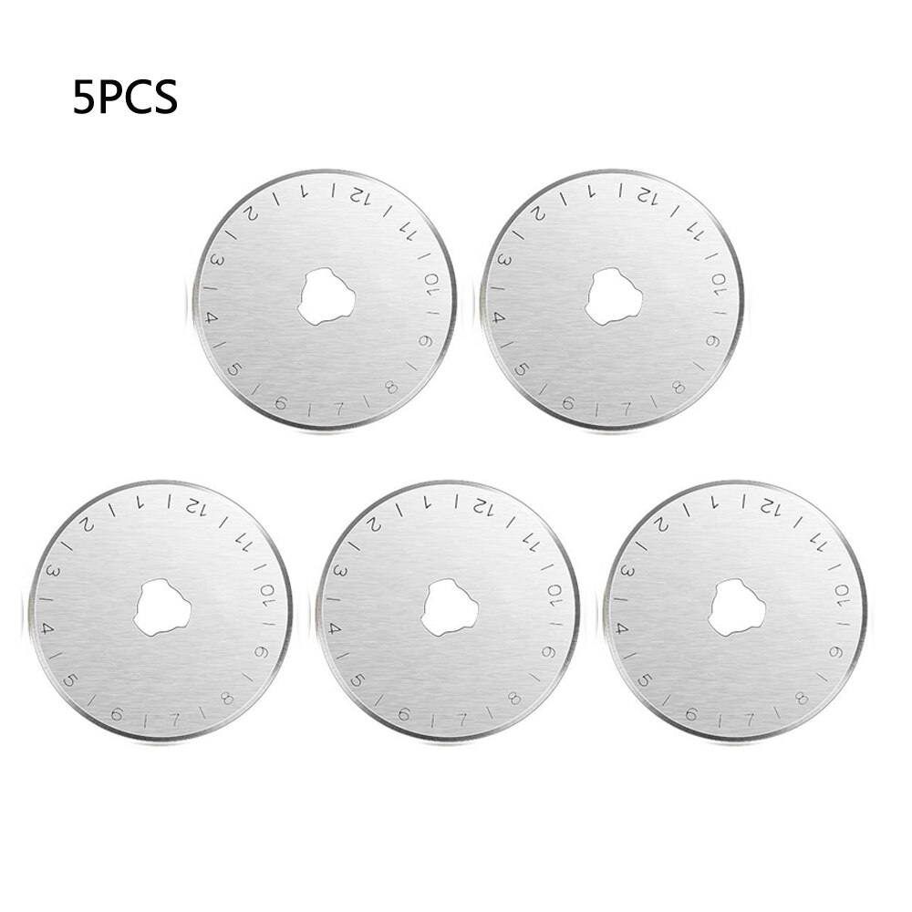 Rotary Cutter Blades Replacement Rotary Blades 45MM Round Trimmer Refill Blades Rotary Cutter for Quilting Cutting Sewing Crafts: light green