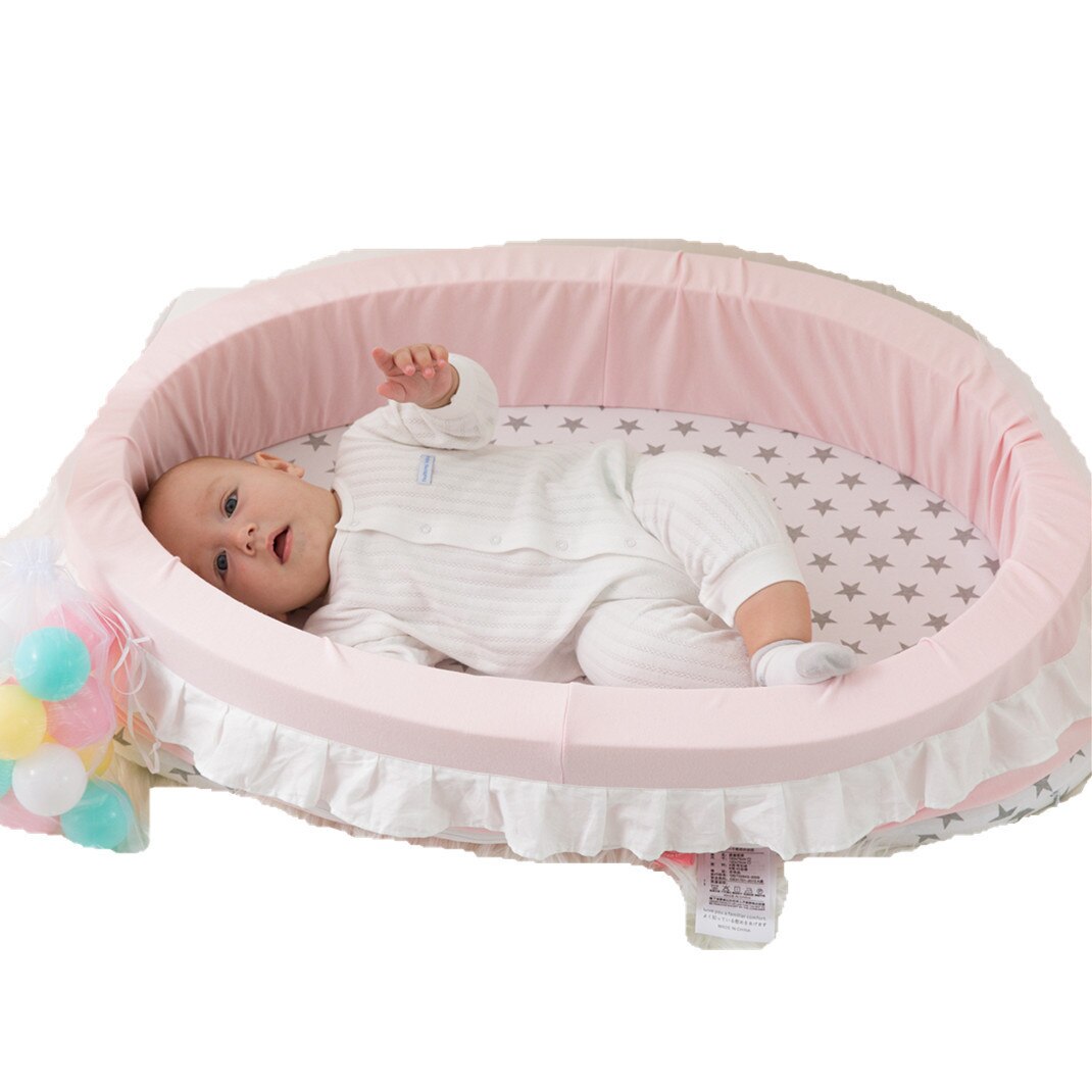 Multifunktion babynest seng til dreng transportabel spædbarn bomuld rejse seng vugge vugge nyfødt flytbar baby seng til pige