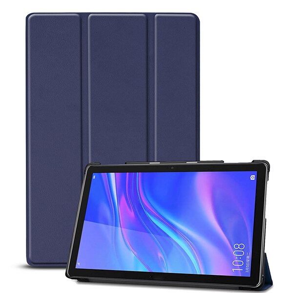 Case for Huawei Mediapad M6 10.8 Tablet Case for Huawei 10.8 PRO SCM-AL09/W09 Folio Stand Sleep Cover Shockproof Shell: Dark blue