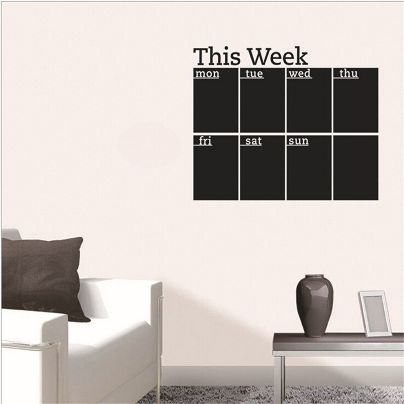 Chalk Board Blackboard Stickers Removable Vinyl Draw Decor Mural Decals Art Chalkboard Wall Sticker For Kids Rooms EJ871243: 872588