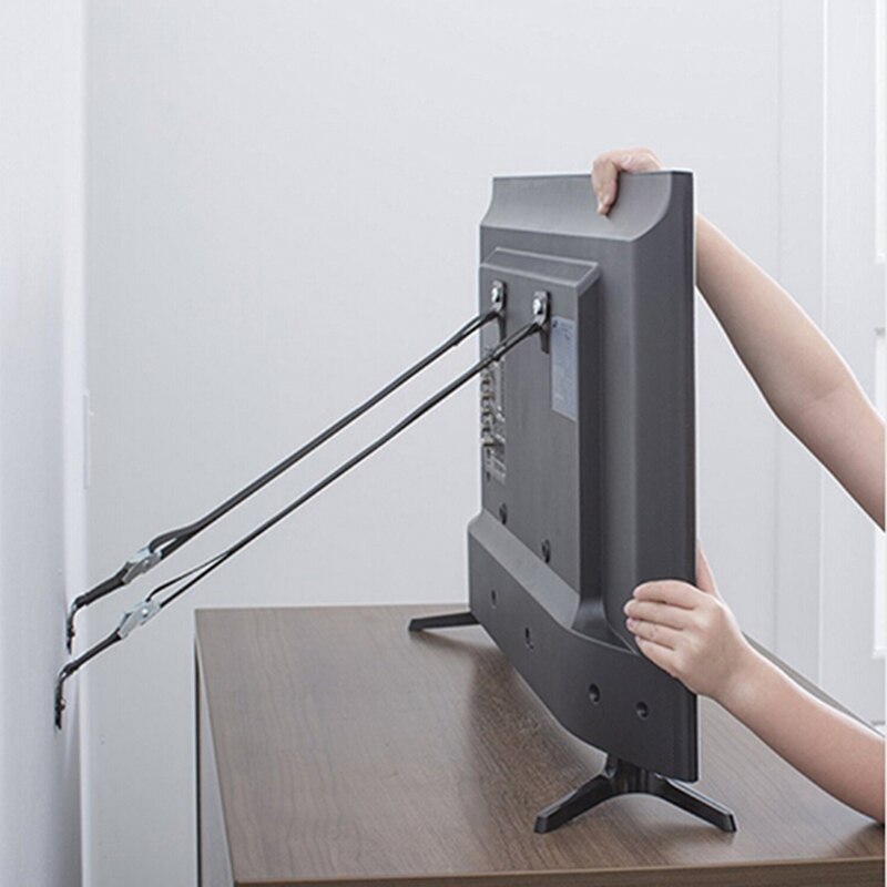 Sangles de sécurité Anti-pointe pour bébé, 2 pièces/paquet, pour télévision plate et meubles, sangle murale de verrouillage, Protection des enfants, produits pour enfants