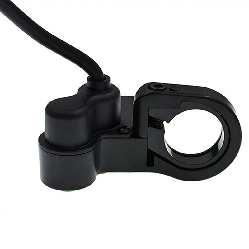 Noir LED multifonction phare clignotant moto guidon interrupteur clignotants marche/arrêt bouton interrupteur