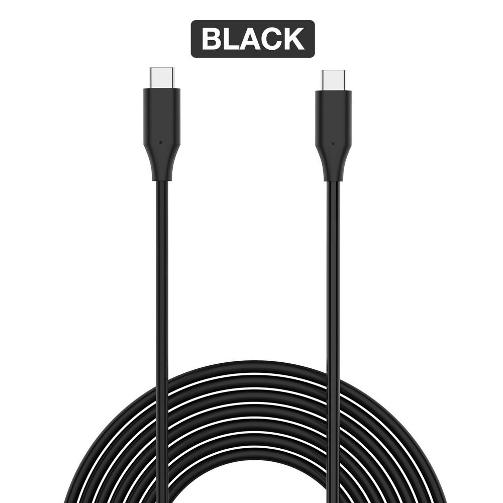 Vr Accessoires Voor Oculus Quest 2 Vr Headset 3M Data Line Oplaadkabel Usb 3.1 High Speed Type C data Transfer Type-C Kabel: Black