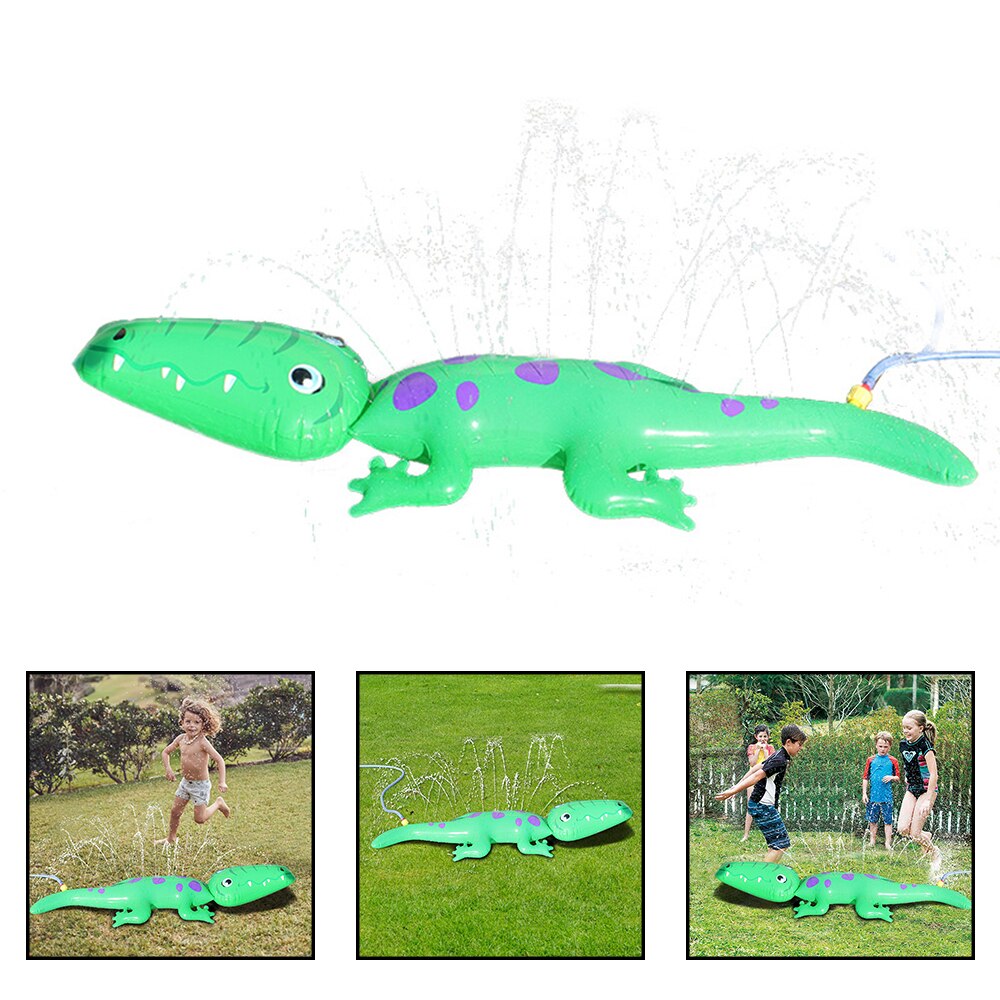 Enfants gonflable Alligator arroseur Crocodile pelouse jardin extérieur piscine Camping eau eau extérieure éclaboussures fête jouets