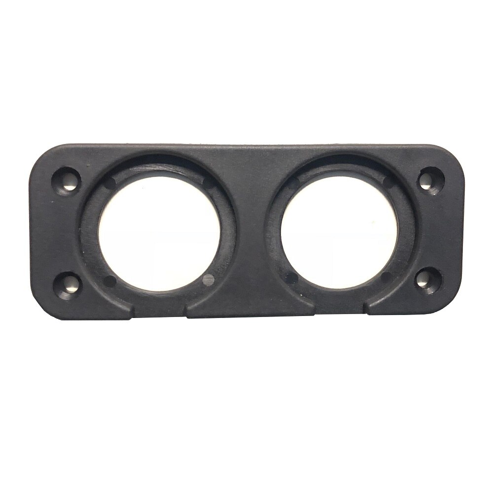 Diy carro usb carregador interruptor voltímetro painel para marinha, barco, motocicleta, caminhão, carrinho de golfe, carro: Two Hole-1