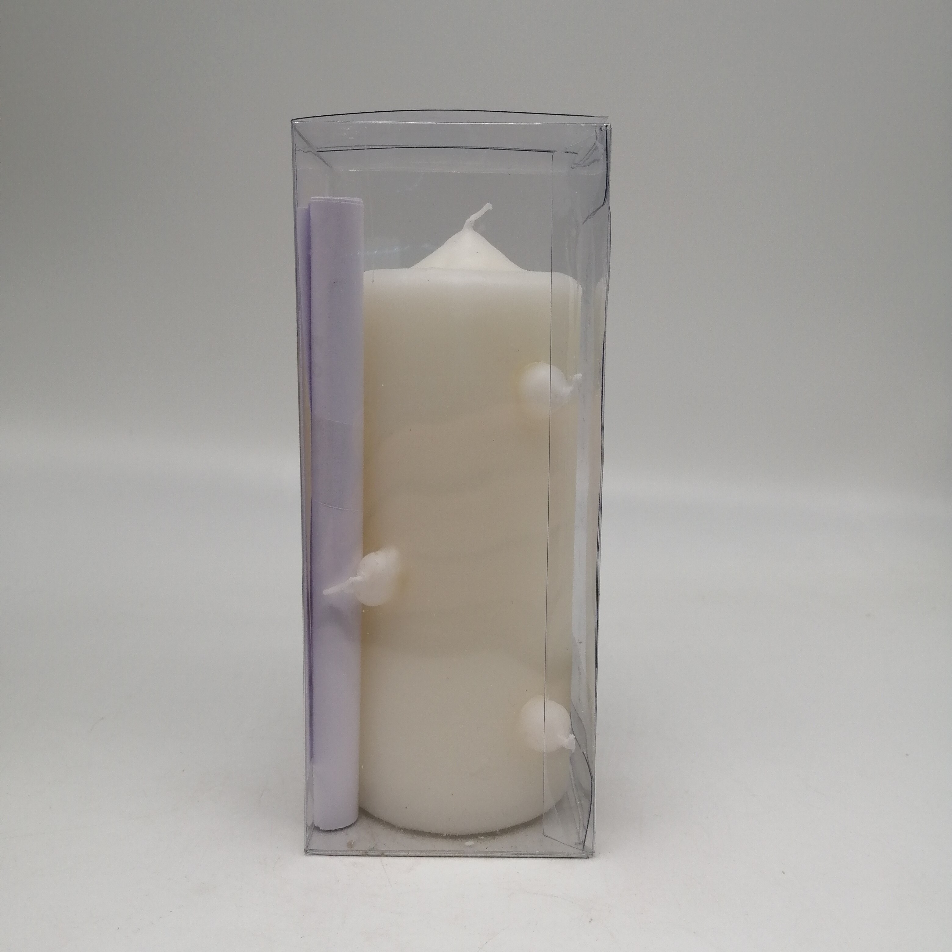Velon 7 Mechas Tumba Trabajos 14CM DE Altura Totaalmente Ritualizado Quemador Para Eliminar Malas Energias Tetragrammaton Producto Artesanal Instrucciones en el interior Hecho con Parafinas: BLANCO