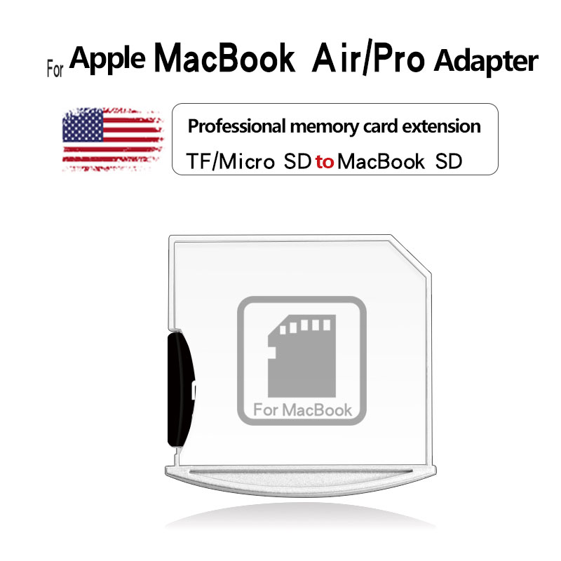 Ingelon microSD to SD Adapter Ninja Stealth Drive for Macbook Air 13"and MacBook Pro 15" Retina Nifty MiniDrive adaptor