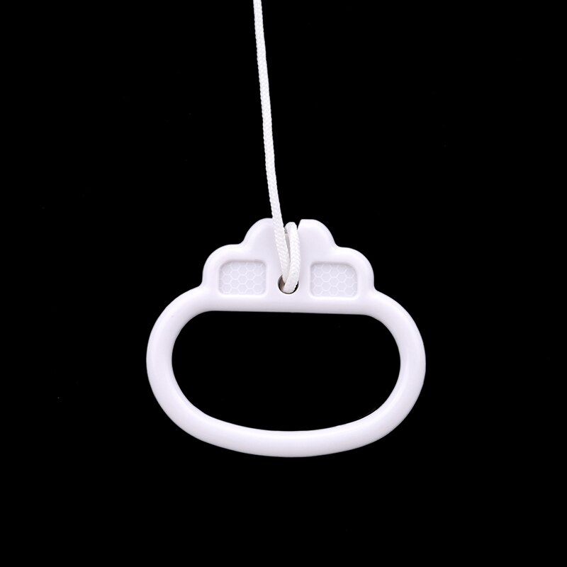 1Pc Wit Plastic Pull String Clockwork Cord Muziekdoos Pull Ring Muziekdoos Baby Baby Kids Bed Bel Rammelaar speelgoed