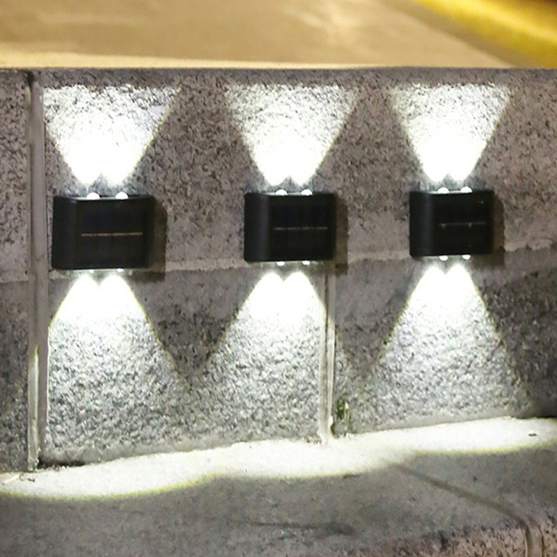 Solar Wall Light Outdoor Waterproof Balcony Wall Lights for Courtyard Street Landscape Garden Decor Lamp Solar Outdoor Wall Lamp