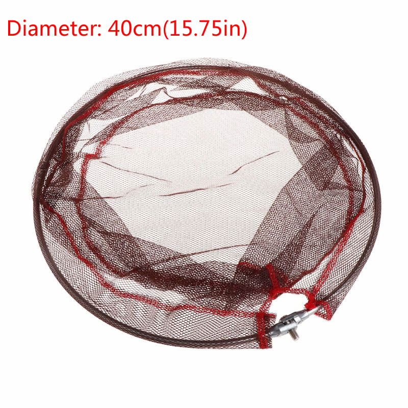 Filet de pêche Portable en Silicone, sac en maille, accessoires de matériel haute densité 35/40cm: 40cm