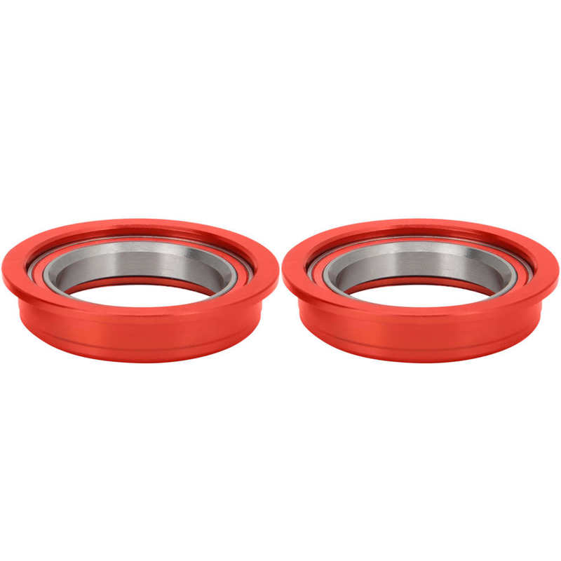 Bicycle Headset Mountain Bike Front Fork Headset 44mm Threadless Aluminum Alloy Headset Replacement Bicycle Parts