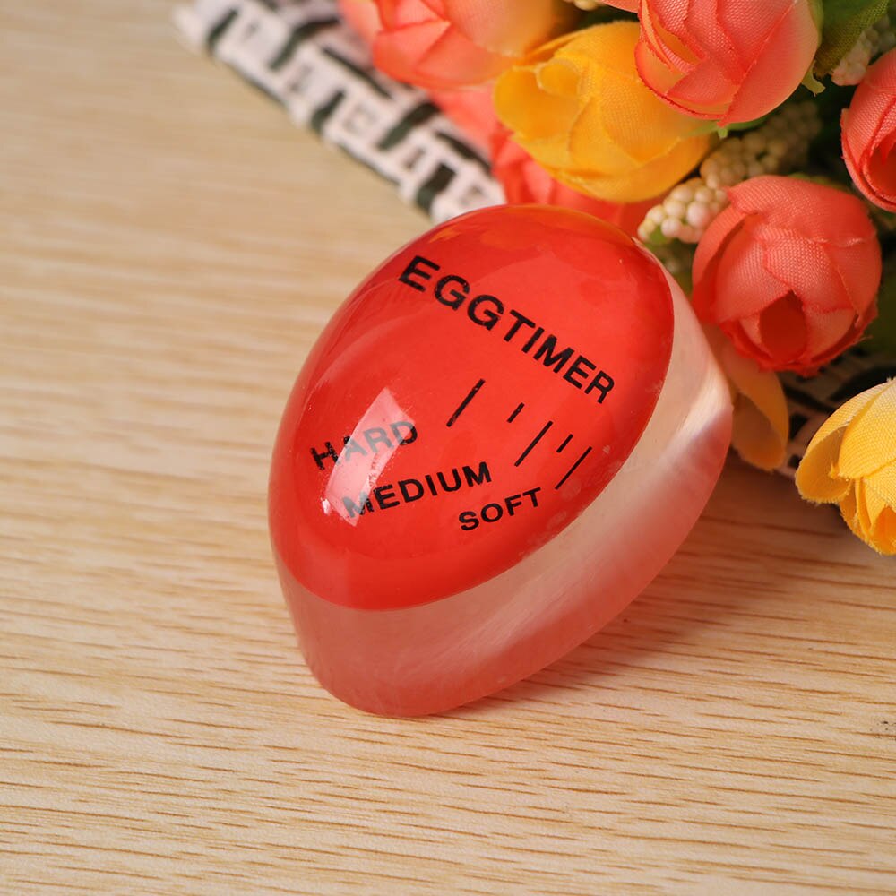 1pcs Colour Changing Egg Timer Perfect Gekookte Eieren Door Temperatuur Keuken Helper Ei Timer Gereedschap