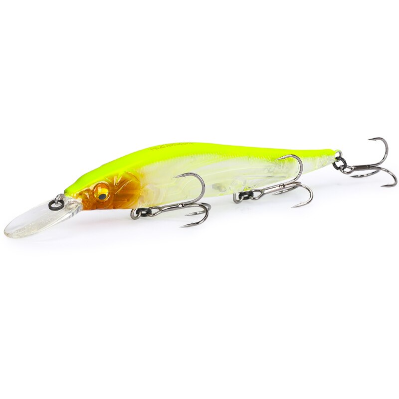 LEURRE DE PECHE,018-body 125mm head 60g--Leurre méné noir en Silicone