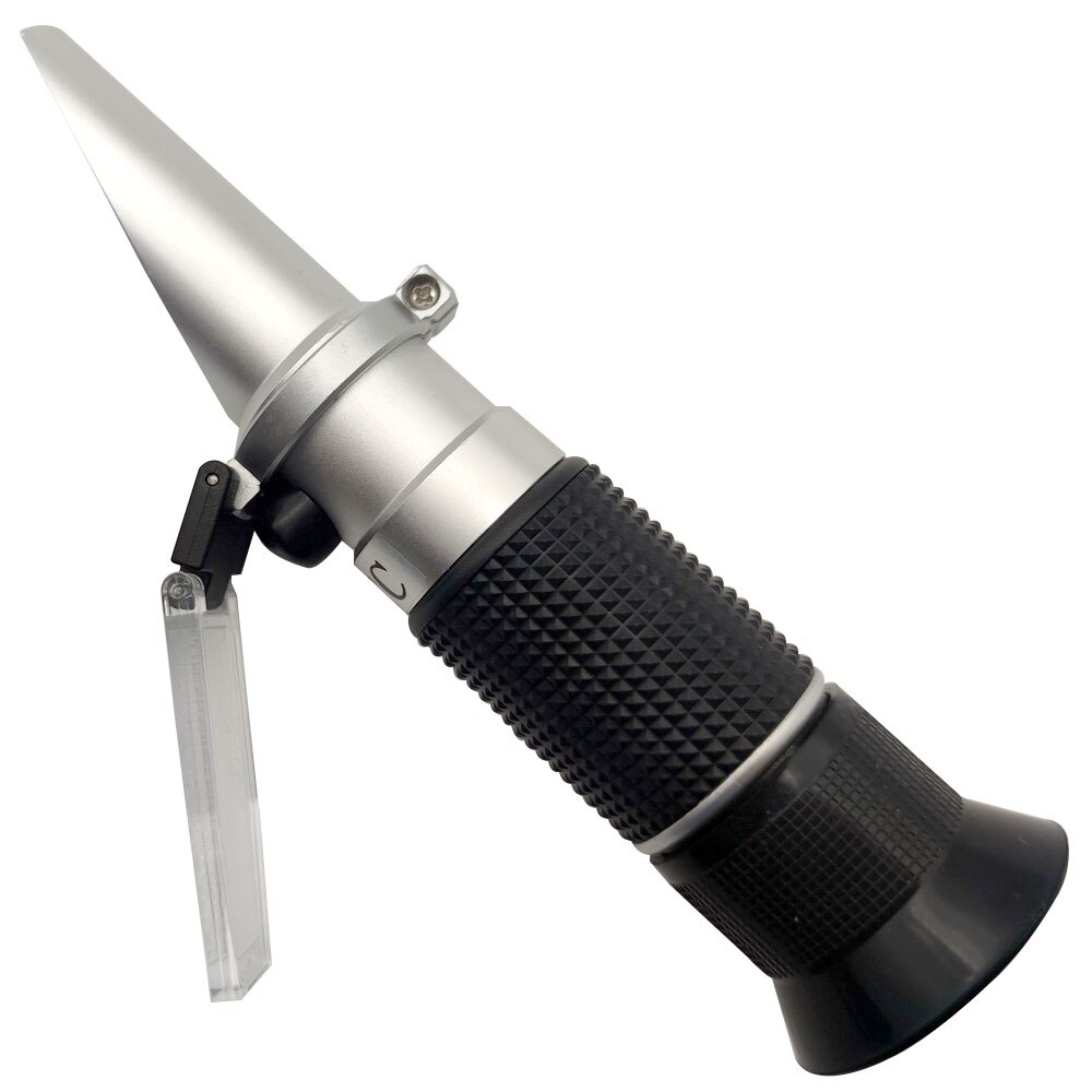 RHB-90ATC Wide-range 0-90% Brix Refractometer with Plastic Retail Box and Trackable Service