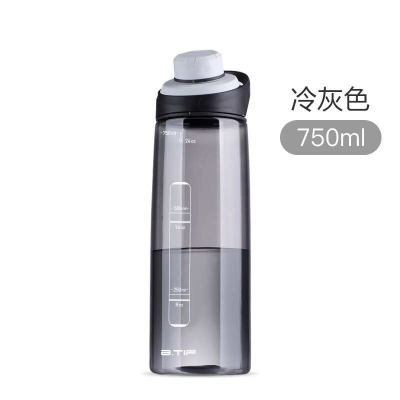 Sport Kids Shaker Fles Water Opvouwbare Pomp Gym Water Fles Plastic Frosted Glas Kids Borraccia Termica Home Decor JJ60WB: style2