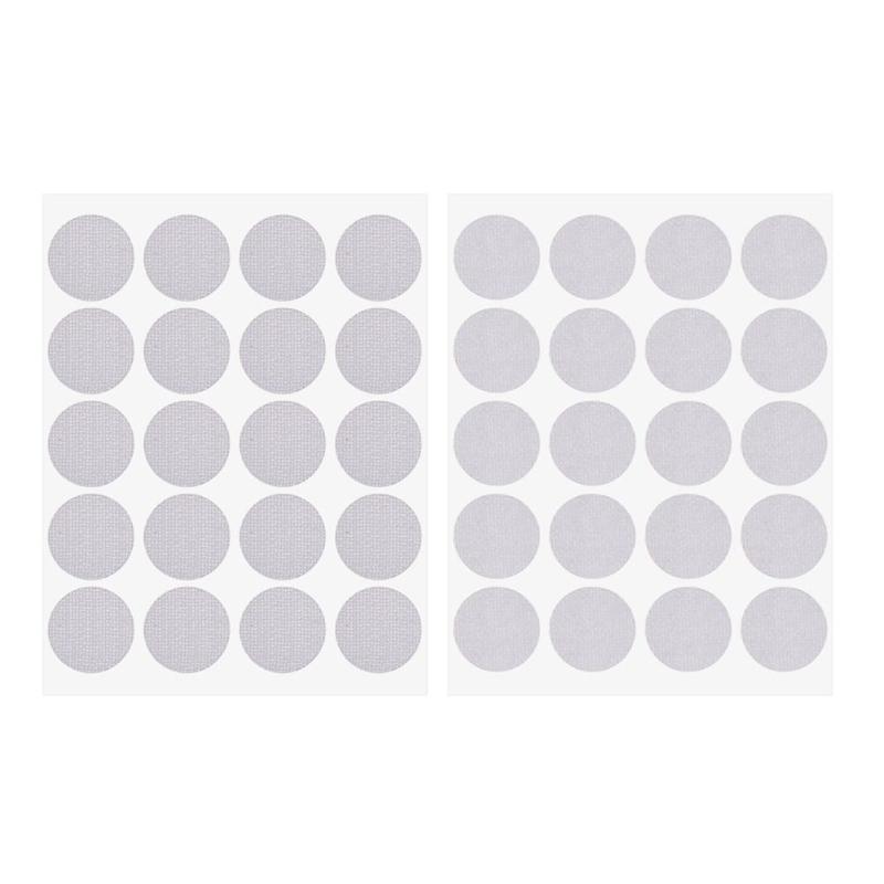 10/15/20/25mm 100 stippen stickers klittenband dubbelzijdig sterk zelfklevend nylon tape drukknoop naaigereedschap: Wit 20mm