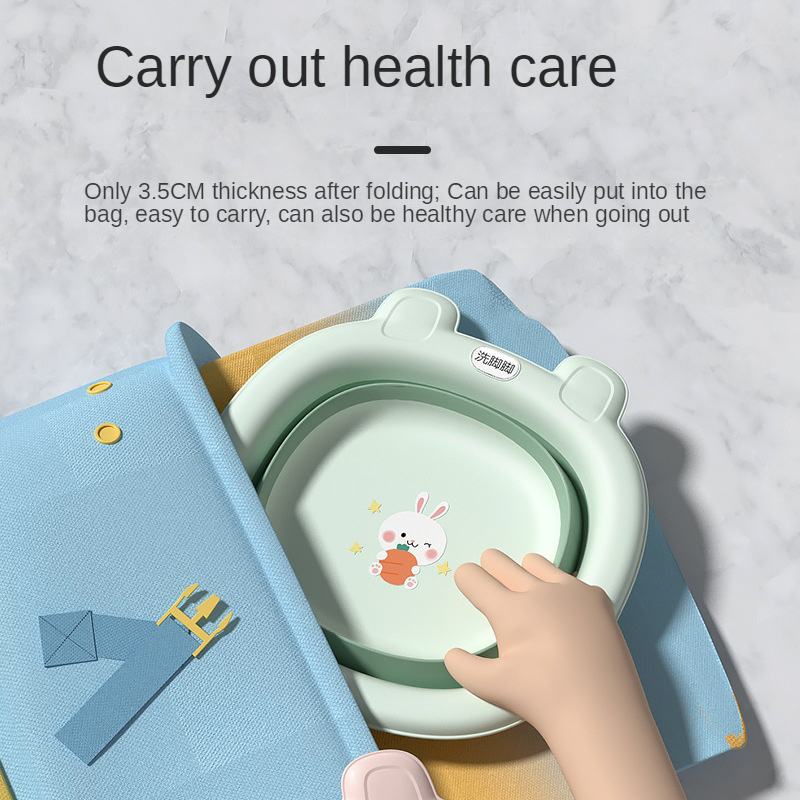 Lavabo pliable pour bébé, panier à linge pliable Portable pour enfants, baignoire avec lanière