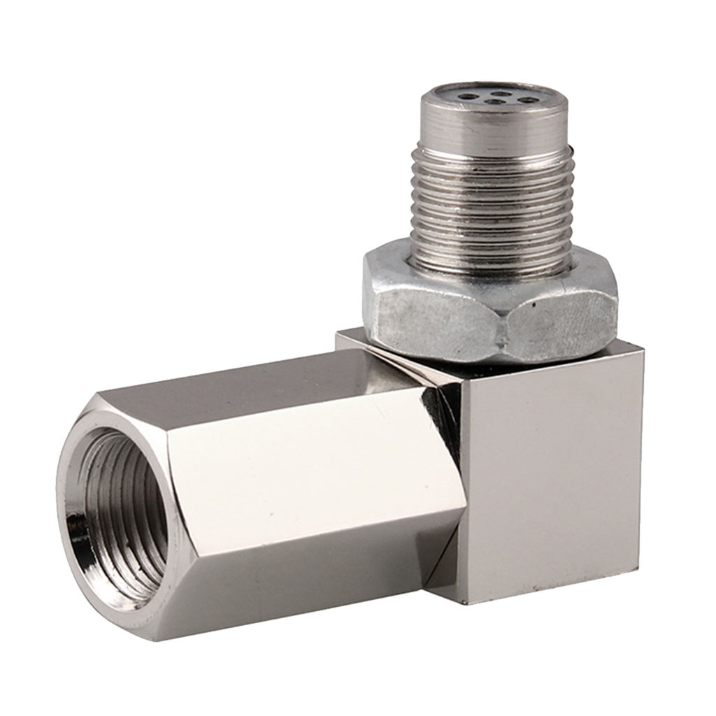 90 Degree Check Engine Light Bungs O2 Sensor Socket genuine Real Mini Catalytic Converter Inside 201 Stainless Steel