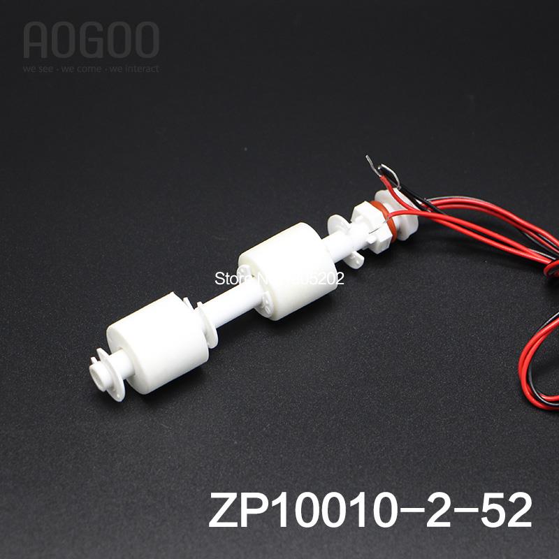 M10*100MM Dual Level Control PP Water Level Sensor Liquid Plastic Float Switch Tank 110V ZP10010-2-52 1A1