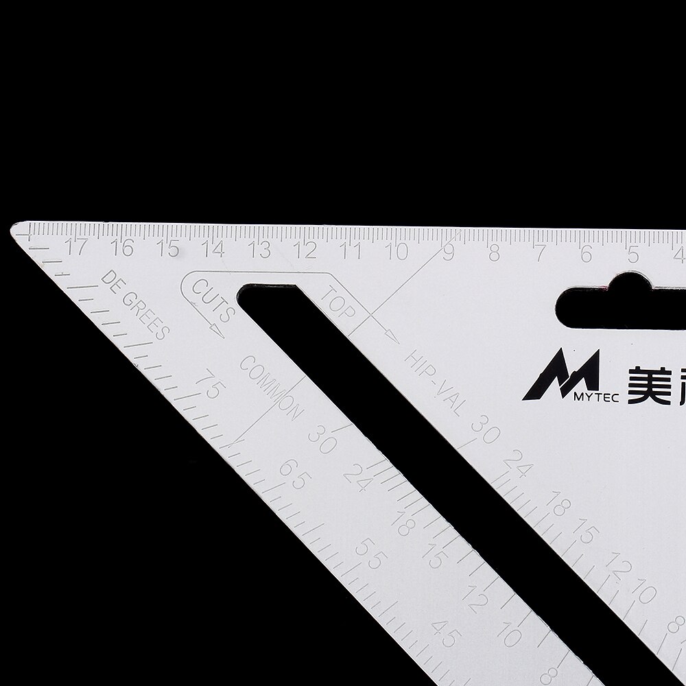 1Pcs Metric Aluminum Alloy Speed Woodworking Ruler Square Layout Miter Triangle Rafter Ruler Measuring Carpenters Marking Tools