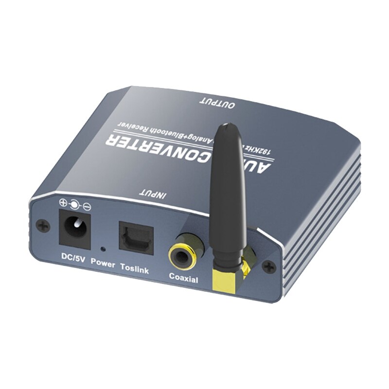 HDMI Converter Audio 192KHz Digital to Analog Bluetooth Receiver HDMI Converter with Volume Adjustment Function