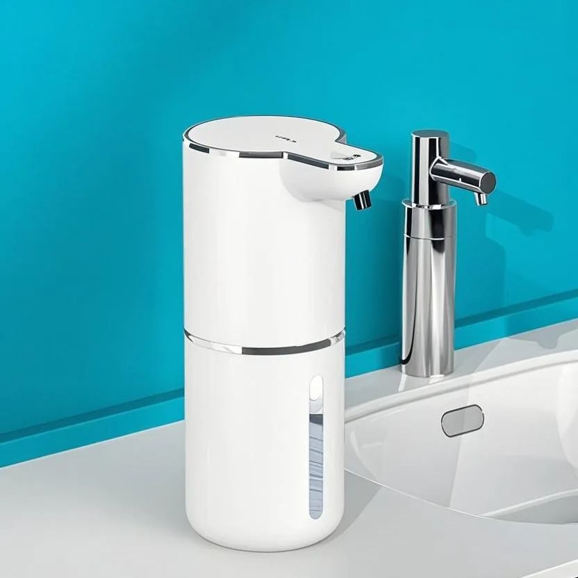 Automatisk berøringsfri sæbedispenser med usb-genopladelig funktion og justerbar skumudgang. hygiejnisk håndfri sæbedispenser.: Default Title