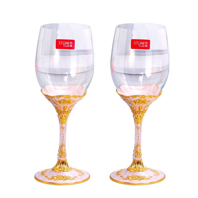 LUXURY PARTY PARTY GLASS WINE CUP BEAUTIFULLY EMBOSSED BASE GLASS RED WINE GLASS