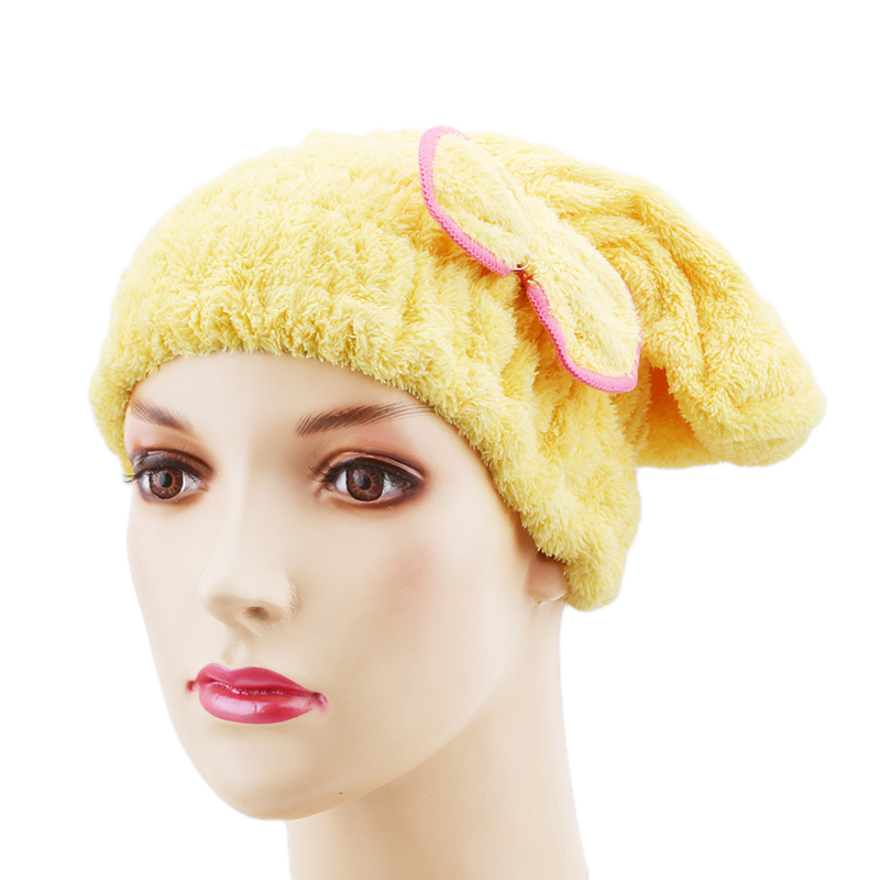 1 Pza gorra de baño para la ducha de microfibra turbante toalla banda elástica gorro de baño gorro para spa bonitos sombreros de ducha protectores para el cabello accesorios de baño