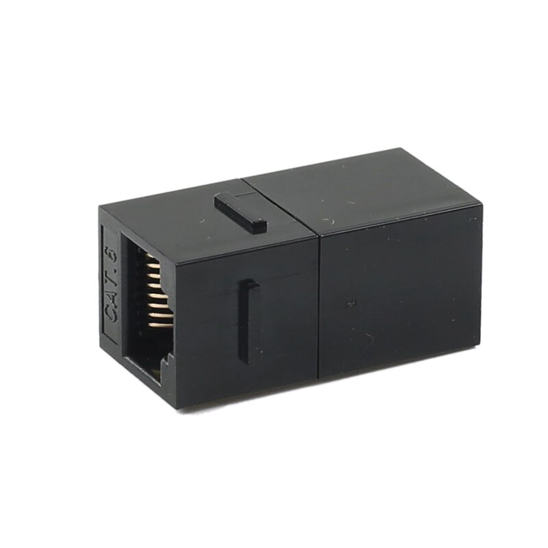 CAT6 Straight Through Module Shielded RJ45 Connector INFO Socket Ethernet Coupler Network Cable Adapter