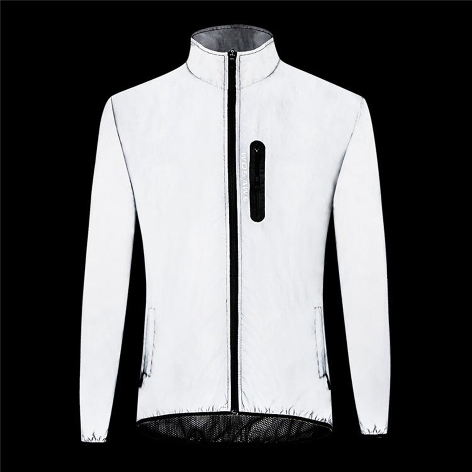 Women Mens Winter Ski Jacket Cycling Reflective Jacket Night Safe Coat Windbreaker Rain Jacket Windbreaker Rain Coat