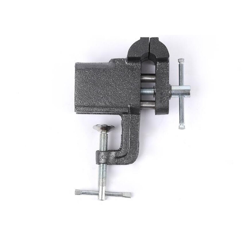 Universal Bench Vise Mini Table Screw Vise cast iron 25mm Bench Clamp Screw Vise for DIY Craft Mold Fixed Repair Tool