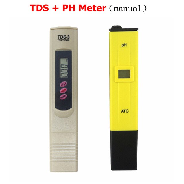 Digital Portable PH Meter Tester Lab PH TDS Tester ATC Automatic Calibration TDS Meter for Drink Food Aquarium Wine Urine: TDS PH Meter Manual