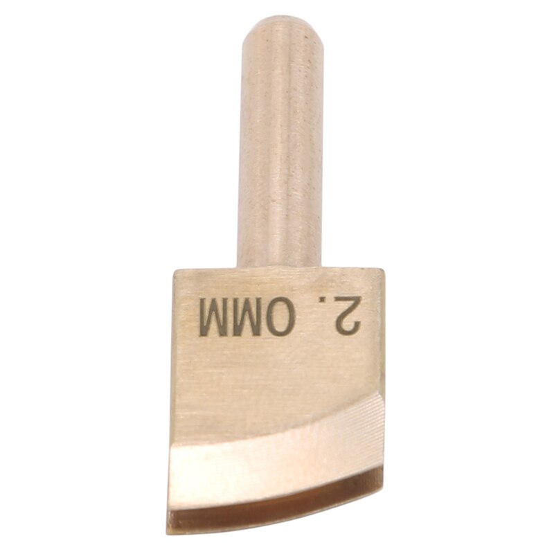 Leather Electric Brass Solder Soldering Iron Tip To Burn The Edge Leather Craft Press Edge Sealing Machine Line Pyrography Tool: 2mm