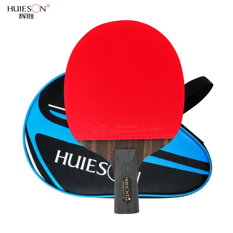 Huieson 6/7/8/9 Stars Table Tennis Rackets Sets For Profession Competition Double Face In Rubber Training Ping Pong Bats Racket