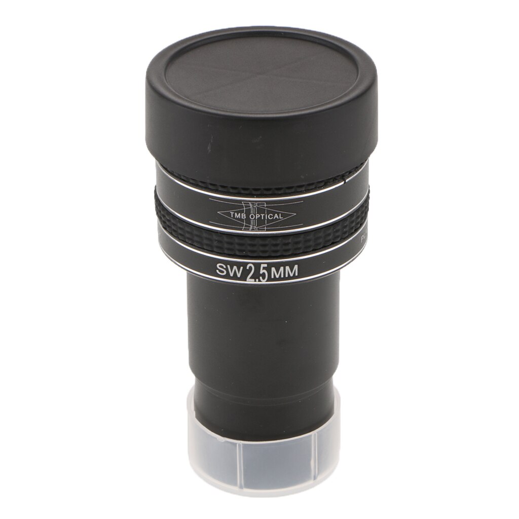Oculaire planétaire TMB pour télescope, 1.25 pouces, 2.5mm, 58 degrés, mieux utilisé pour les objets du ciel en profondeur (noir)
