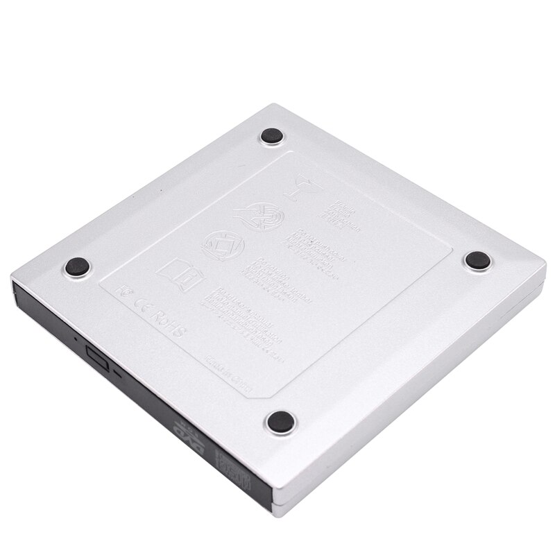 Eksternt drev til bærbar computer ekstern dvd-brænder til cd/dvd +/-rw drev/brænder/skriver usb 2.0 mobilt optisk drev
