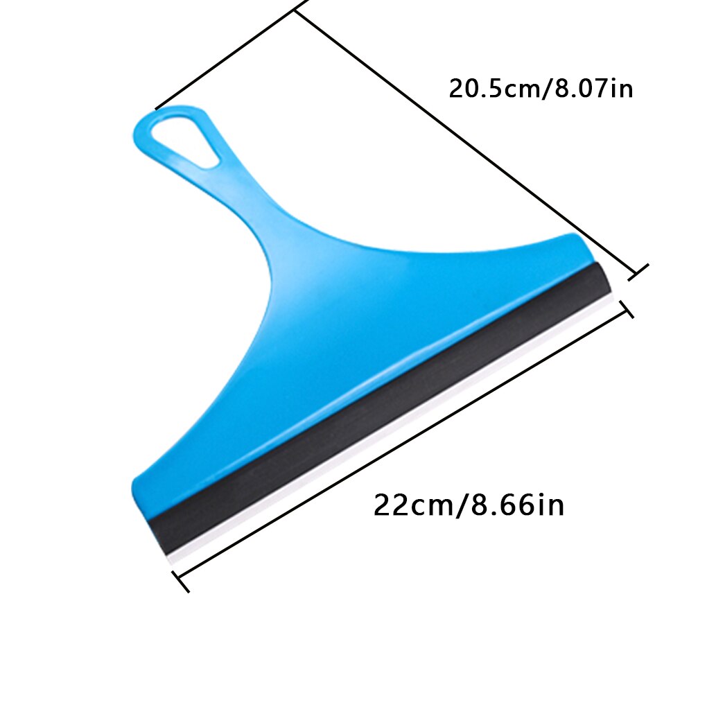 Portable Glass Brush Squeegee Car Door Scraper Window Wiper Cleaning Tool for Bathroom Kitchen Countertop