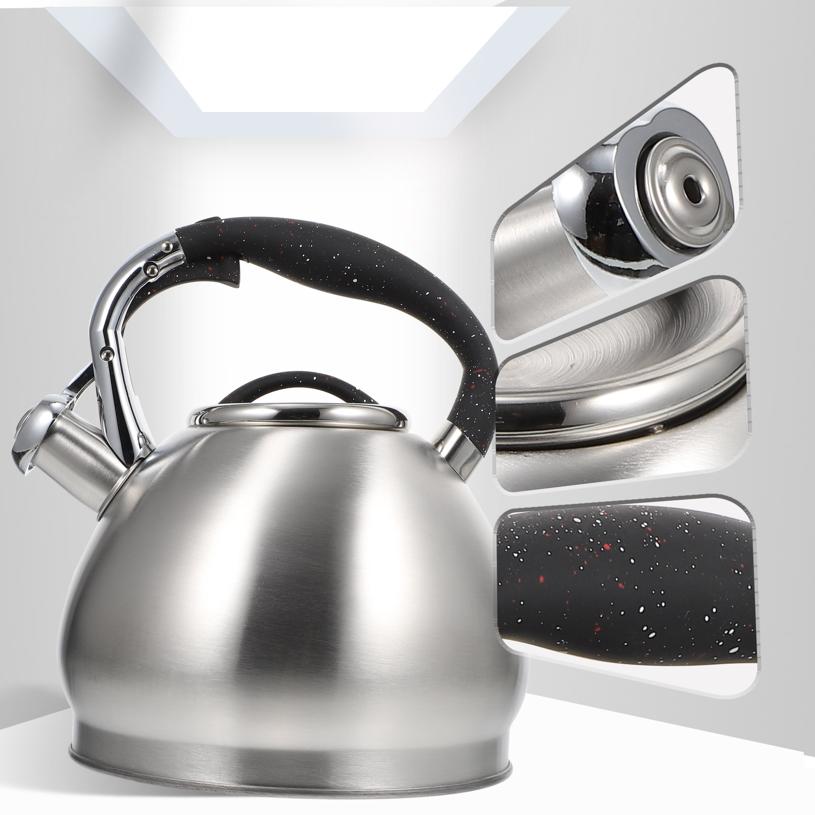 Water Kettle Stainless Steel Teakettle Restaurant Tea Pot Kitchen Teakettle Water Kettle for Home Kitchen Water