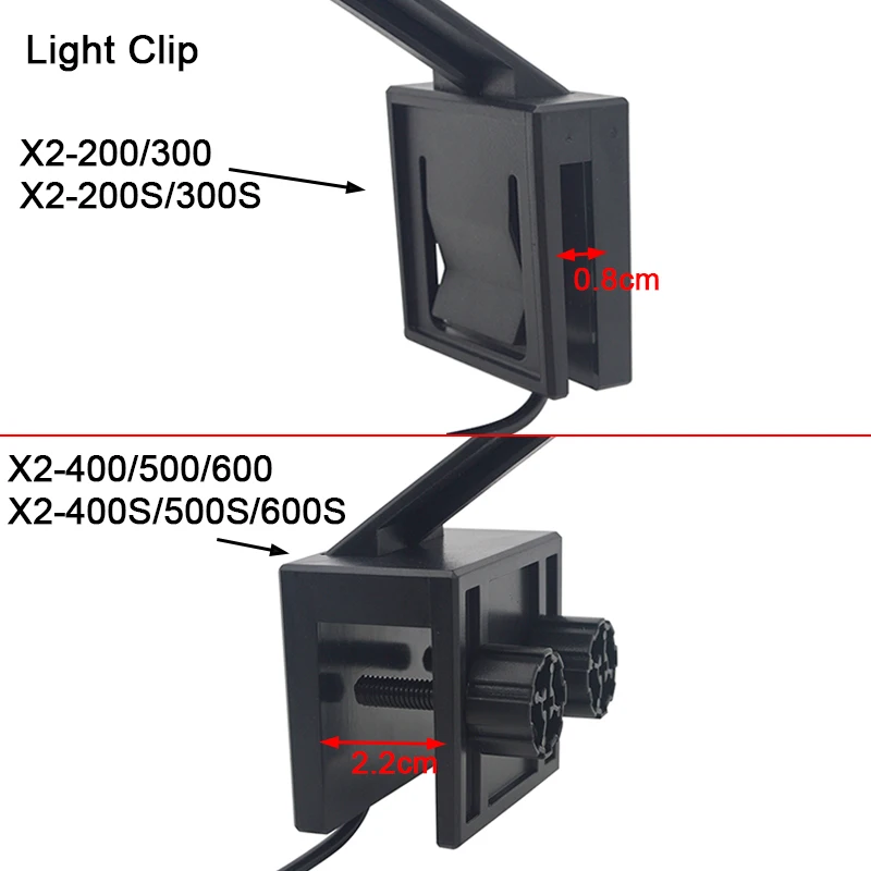 Aquarium Beleuchtung 5W/7W/9W/12W LED Aquarium Licht Ultra-dünne Anlage Wachstum Clip Licht Aquarium Beleuchtung Aquarium Zubehör