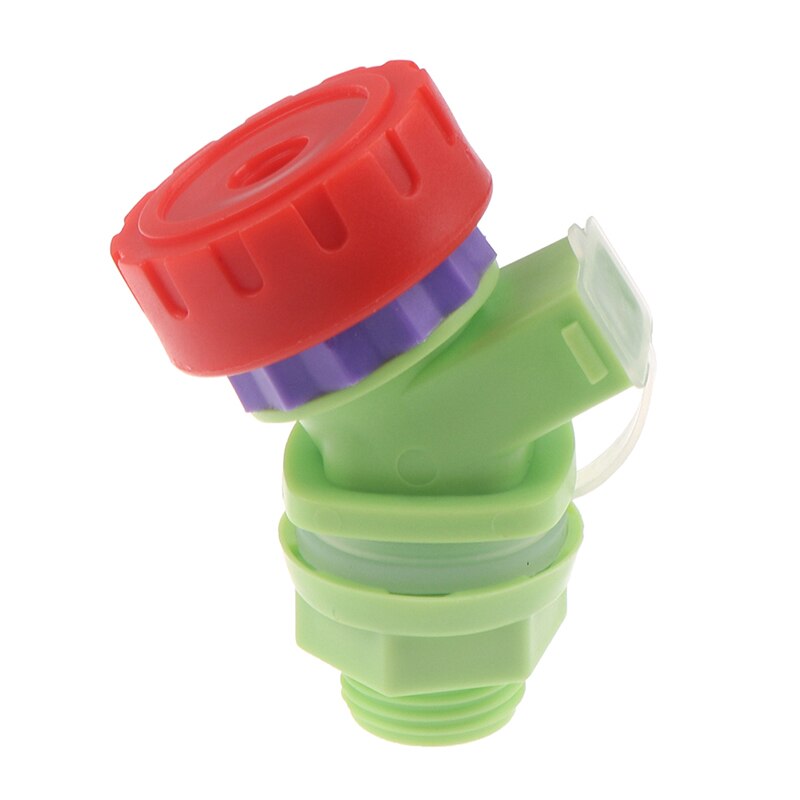 Bouteille de robinet à bouton en plastique, à utiliser pour l'eau, seau, Type de robinet de réservoir, bouteilles de vin, tonneaux d'eau potable: YELLOW