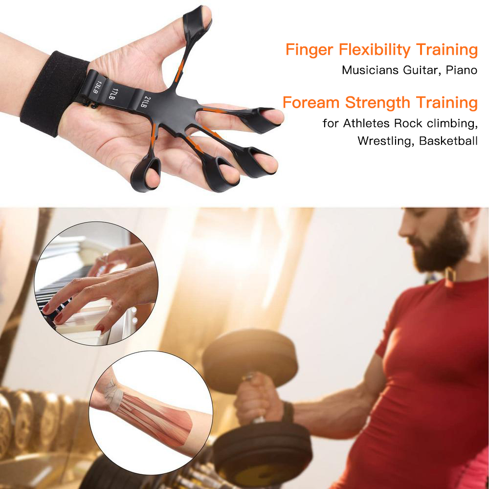 Håndgreb finger power underarm styrke muskel restitution træning griber fitness gym motionstræner træner genoptræning tilbehør